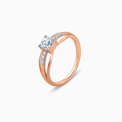 Anushka Sharma Rose Gold Empyrean Solitaire Lab Grown Diamond Ring