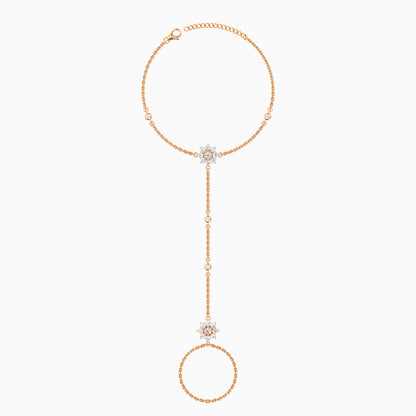 Rose Gold Lowkey Floral Hathphool