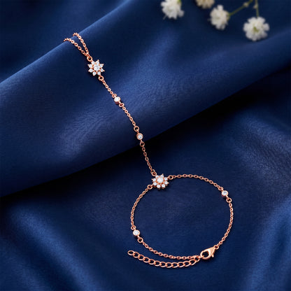 Rose Gold Lowkey Floral Hathphool