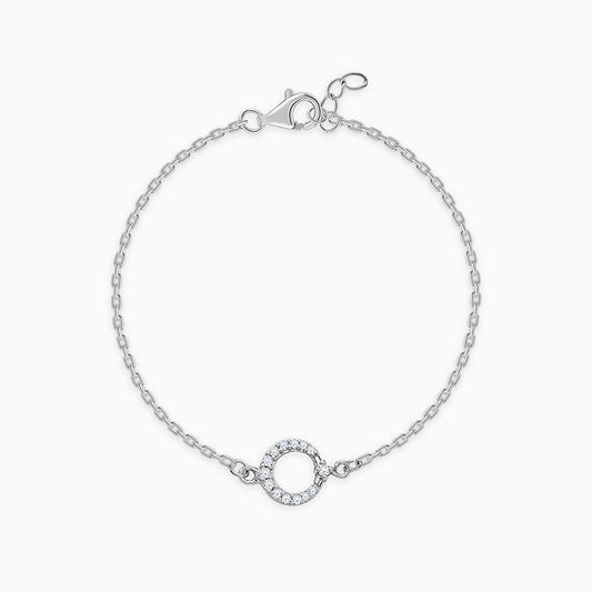 Silver Sparkle Halo Kids Bracelet (0 - 2 Years)