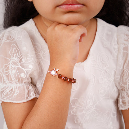 Rose Gold Bunny Kids Bracelet (2 - 8 Years)