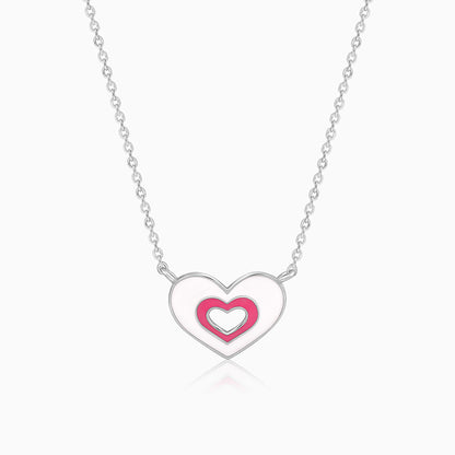 Silver HeartyPie Kids Necklace