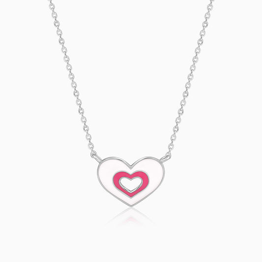 Silver HeartyPie Kids Necklace
