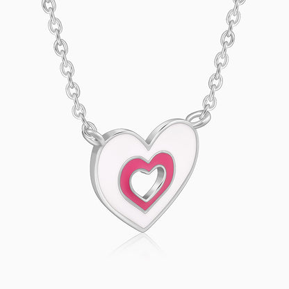 Silver HeartyPie Kids Necklace