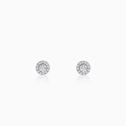 Silver Eclat Stud For Him