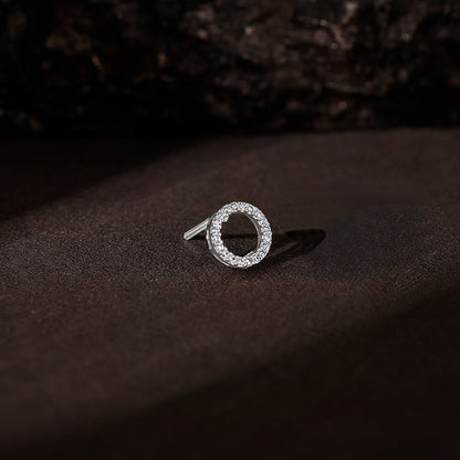 Silver Echo Stud For Men