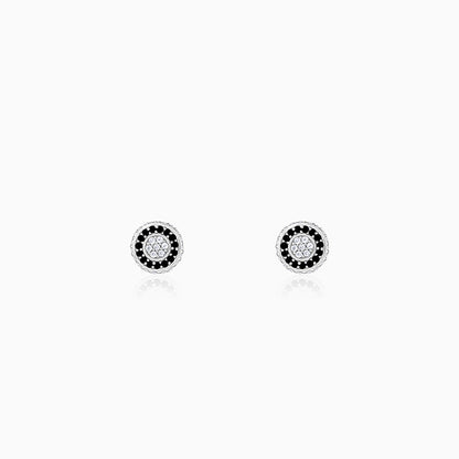 Silver Black Ice Stud For Him