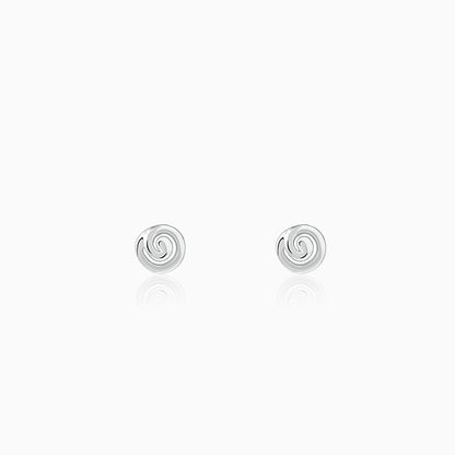 Silver GeoGlow Stud For Him