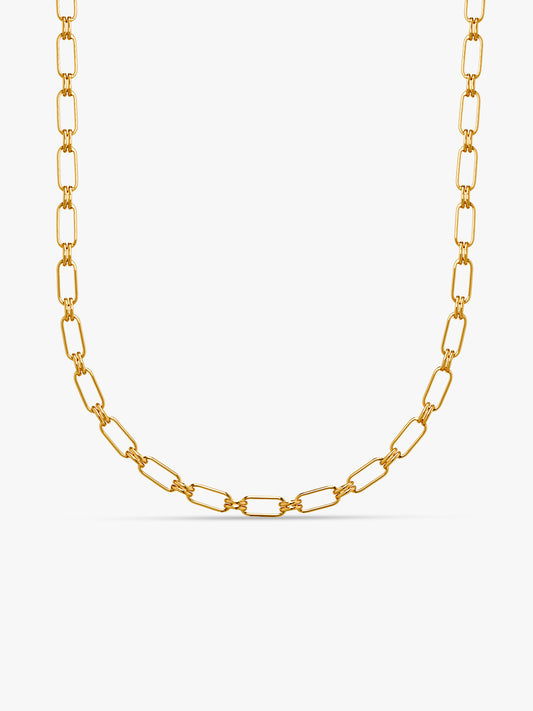  Baddie Link Gold Plated Necklace