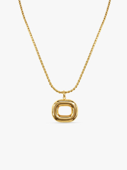 Toggle Gold Plated Pendant With Chain
