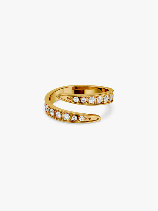 Classic Edit Gold Plated Ring (Size 14)