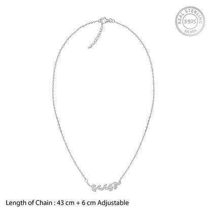 Silver Leaf Necklace