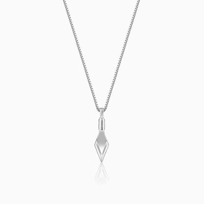 Aditya Roy Kapur Silver Kite Pendant with Box Chain For Him