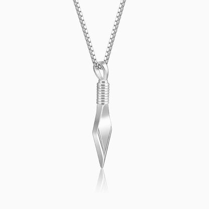 Aditya Roy Kapur Silver Kite Pendant with Box Chain For Him