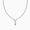 Silver Party Wear Necklace
