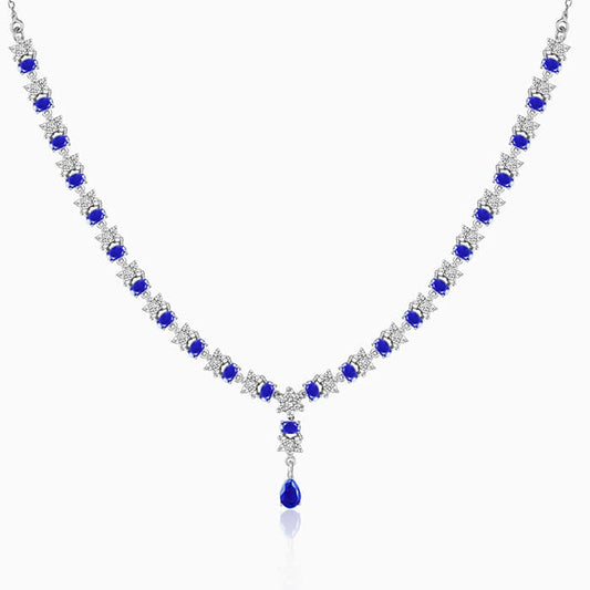 Silver Glamour In Colour Necklace