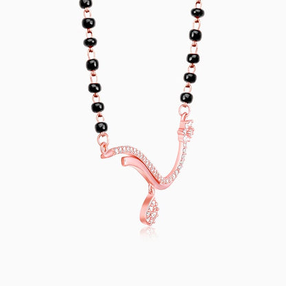 Rose Gold Eternal Tie Mangalsutra