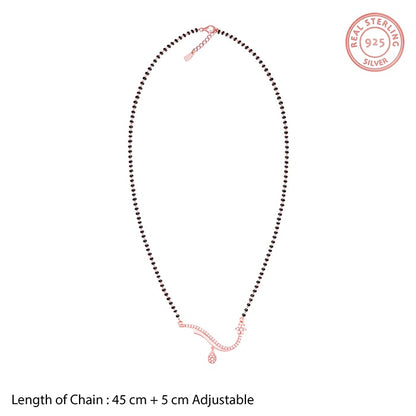 Rose Gold Eternal Tie Mangalsutra