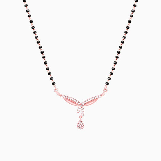 Rose Gold Vows of Love Mangalsutra