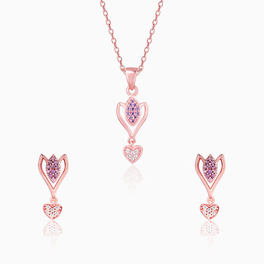 Rose Gold Crocus Grace Set