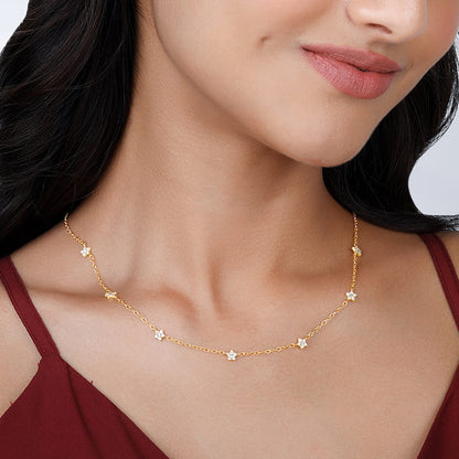 Golden Star Constellation Set Of Three