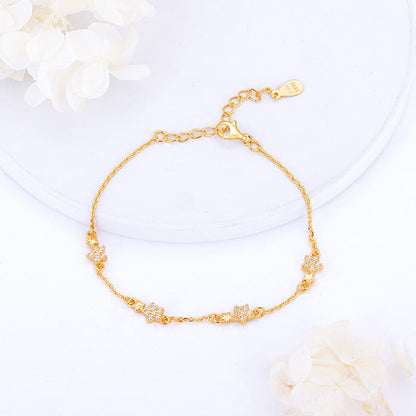 Golden Star Constellation Set Of Three