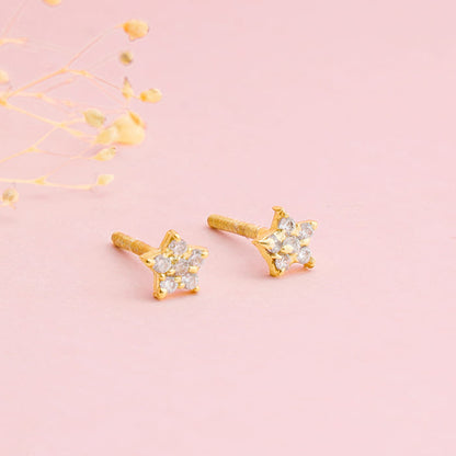 Golden Star Constellation Set Of Three