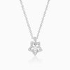 Silver Nebula Pendant With Link Chain