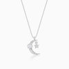 Silver Selene Pendant With Link Chain