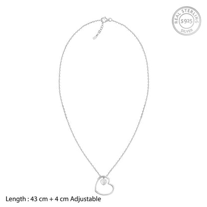 Silver Heart Necklace