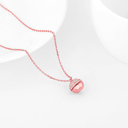 Rose Gold Heart Treasures Pendant With Link Chain