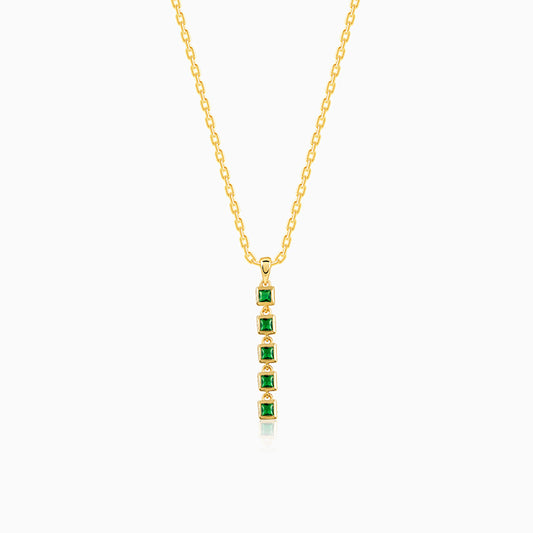Golden Verdant Elegance Necklace