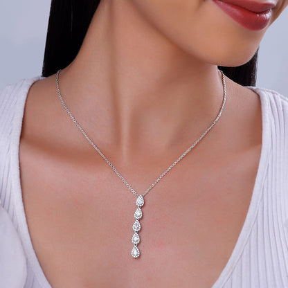 Silver Twilight Sparkle Pendant with Link Chain