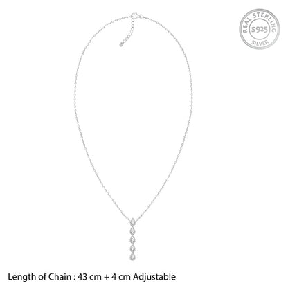 Silver Twilight Sparkle Pendant with Link Chain