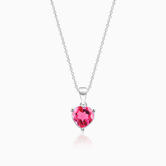 Silver Love Me Pendant With Link Chain