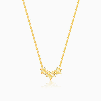 Gold Stellar Glow Necklace- gold necklace for women
