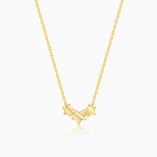 Gold Stellar Glow Necklace- gold necklace for women