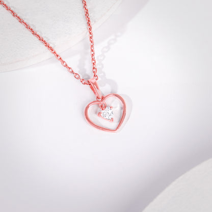 Rose Gold Your Lover Pendant With Link Chain