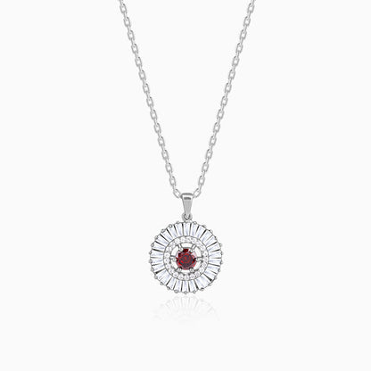 Silver Fleur Pendant With Link Chain - Silver jewelry for mom