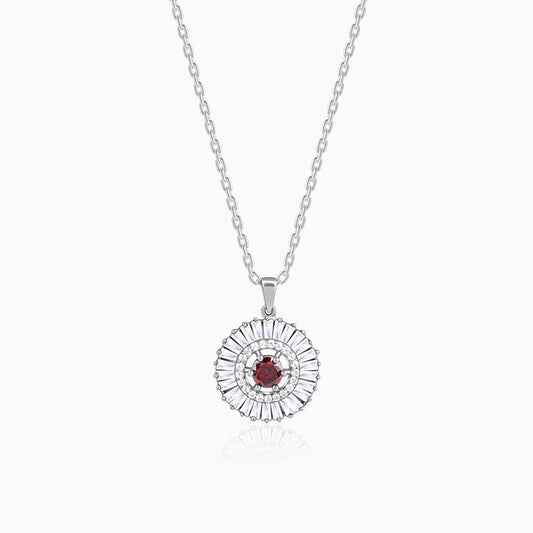 Silver Fleur Pendant With Link Chain - Silver jewelry for mom