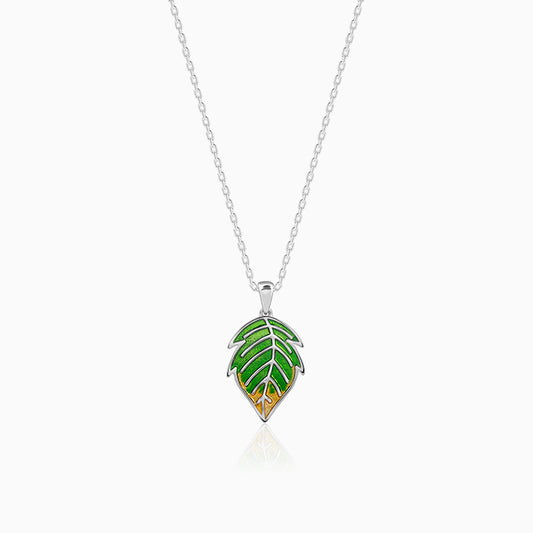 Silver Heavenly Leaf Pendant - silver pendant for mom