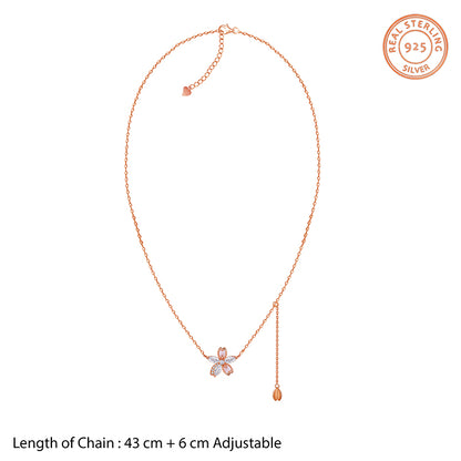 Rose Gold Bloom Necklace