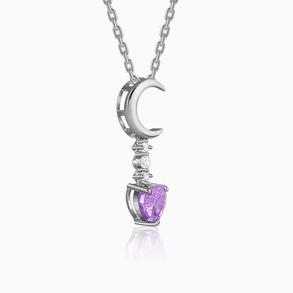 Silver Lunar Promise Necklace