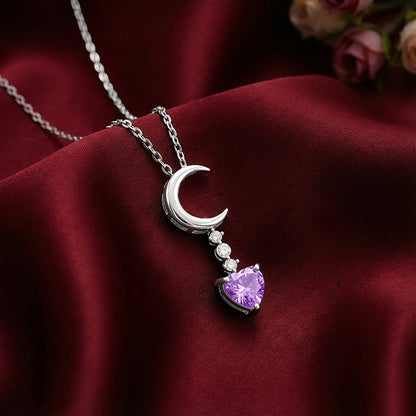 Silver Lunar Promise Necklace