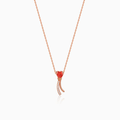 Rose Gold Sway With Me Necklace