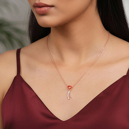 Rose Gold Sway With Me Necklace