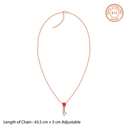 Rose Gold Sway With Me Necklace