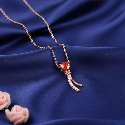 Rose Gold Sway With Me Necklace
