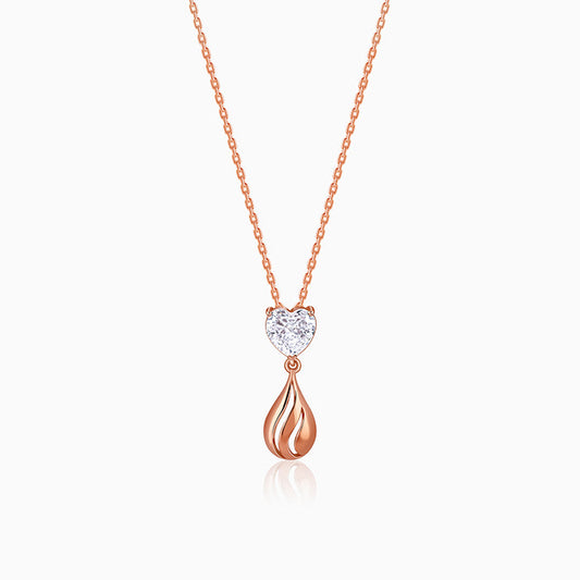 Rose Gold Unsaid Love Necklace