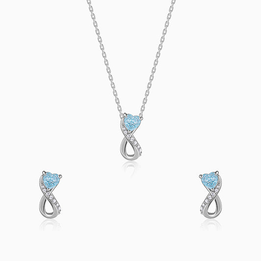Silver Heart Everlasting Set